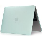 Resim Arabulalaca Apple MACBOOK Pro 16 Inç A2141 A2142 Hardcase Kapak Kılıf - Su Yeşili 