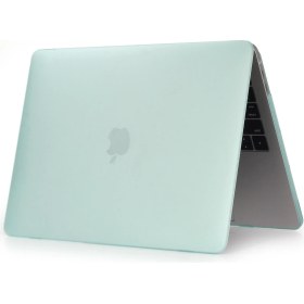 Resim Arabulalaca Apple MACBOOK Pro 16 Inç A2141 A2142 Hardcase Kapak Kılıf - Su Yeşili 