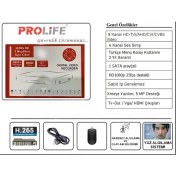 Resim Prolife PR808 8 Kanal Xmeye Yüz Tanımalı Profesyonel Kayıt Cihazı (Harddisksiz) 