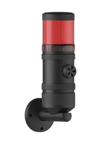 Resim Mesan Ø70 300 Seri Multi Led Buzzer Tüp Duvar Montaj Kırmızı 12-24vac/dc Ms 321.1.12-24vac/dc 