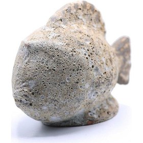 Resim Dekoratif Balık Heykel Büyük Boy Kahverengi 