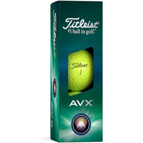 Resim titleist AVX Golf Topu Sarı 3'lü Paket 
