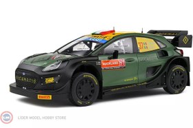 Resim 1:18 Solido 2022 Ford Puma Rally 1 Black #37 Bertelli Scattolin Rally New Zealand 