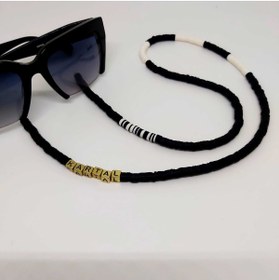 Resim Sibelya Aksesuar Taraftar Fimo Boncuk Detay Unisex Gözlük Askısı 
