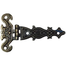 Resim ewoman Dekoratif, Sac Tek Kuyruklu Menteşe - 40x68 Mm, Küçük, Antik, 100 Adet ( Lisinya ) 