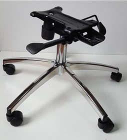 Resim Kamusalmarket Makam Sandalyesi Ayağı Çift Kollu Kuyruklu Mekanizma Çap 70 Cm Kr 