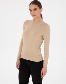Resim Pierre Cardin Kadın Bej Kazak /triko 50315768-vr011 Bej 