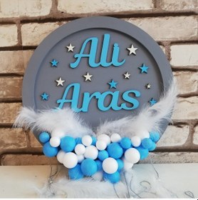 Resim Bebek-Hastane Odası Kapı Süsü-Ahşap Kapı Süsü-Bubble Kapı Süsü 