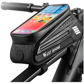 Resim Trendooze Yp0707283 West Telefon Su Renkli Ön Karbon Hassas Geçirmez Fiber Ekran Dokunmatik Çok Çerçeve Çantası Bisiklet Biking 1.5l Ra Çok Renkli 
