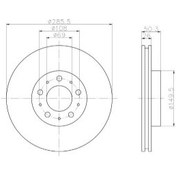 Resim Volvo S60 2000-2010 S80 1998-2006 Ön Fren Diski 
