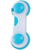 Resim Bebek Çocuk Güvenlik Dolap Çekmece Kilidi Güvenlik Seti-(Kapak Kilidi Mavi-Beyaz 1 Adet) Çok Renkli 