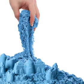 Resim Aksesuarlı Mavi Kinetik Oyun Kumu 500 gr 