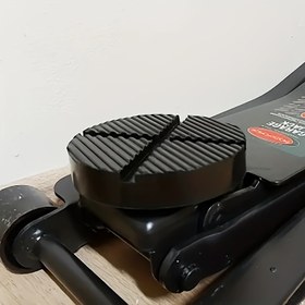 Resim Otomotiv Tamiri için Ağır Hizmet Kauçuk Kriko Ped - Güçlendirilmiş, Kaymaz Araba Kriko Braketi, Asansör Aleti Bağlantıları için Dairesel Kauçuk Bloklu, Araç Bakımı için İdeal, Zemin Kriko Kauçuk Ped 
