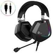 Resim Lecoo HT402 Kulak Üstü RGB 3.5 MM Jack + USB Gaming Oyuncu Kulaklığı 