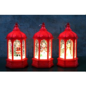 Resim Yılbaşı Temalı Işıklı Kar Küresi Alk3218 - 9065429366459ynt 