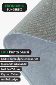 Resim Çocuk Eko Punto Kaymaz Dot Tabanlı Yıkanabilir Antibakteriyel Dijital Baskı Çocuk Halısı, CK-10005A-EKOPNT-120X400 