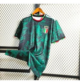 Resim Italya 2023/24 Yeni Sezon Rönesans Forması Yeşil 