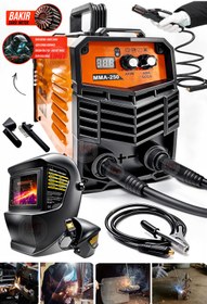 Resim PROXTECH Bakır Sargılı 250 Amper İnvertör Kaynak Makinesi | Dijital Ekranlı Fan Soğutmalı Maske Hediyeli Set 