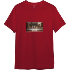 Resim Son Akşam Yemeği Tişört - Lacivert / 3XL 