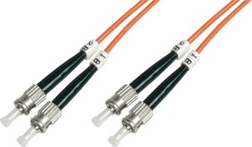 Resim Beek ST-ST Fiber Optik Patch Kablo, Multimode OM 1 62.5\u002F125 Duplex, 3.0mm, LSZH, 1 metre 