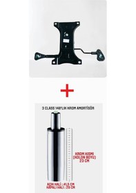 Resim Cemre Ticaret Çift Kollu Mekanizma+140'lık Krom Amortisör 