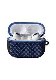Resim Newface Apple Airpods Uyumlu Pro 2 2.nesil Spor Delikli Kılıf - Siyah-mavi 