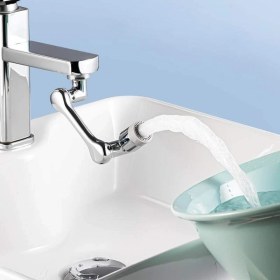 Resim Magi Toptan 1080 Derece Dönebilen Robotik Kol Musluk Başlığı - Musluk Uzatma Aparatı Ucu 