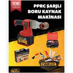 Resim Toolux Şarjlı Boru Kaynak Makinesi Yedekli 