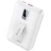 Resim Yesido Yp45 Magsafe 15w Wireless-20w Apple Pd Hızlı Şarj Destekli 10.000 Mah Kablosuz Standlı Powerbank 
