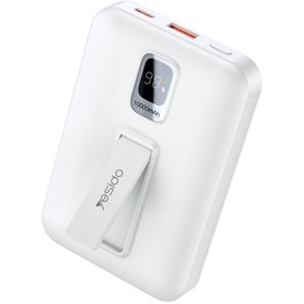 Resim Yesido Yp45 Magsafe 15w Wireless-20w Apple Pd Hızlı Şarj Destekli 10.000 Mah Kablosuz Standlı Powerbank 