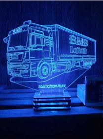 Resim Lamp Man Truck, Driver, Personalized 3d Lamp 