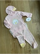 Resim Mymio Sevimli Ördek Kız Bebek 3'lü Takım Kız Bebek Eşofman Takımı Pijama Takımı TYC00351717698 