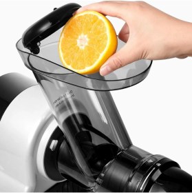 Resim Amzchef Meyve Sıkacağı 150W, 80 mm Geniş Ağız & Beyaz, Güçlü Motor 