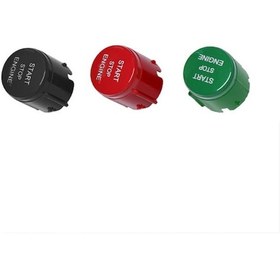 Resim Land Rover Freelander 2 İçin Tek Tuşla Çalıştırma Motor Durdurma Anahtarı Düğmesi, Sola Sürüş Siyah 