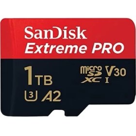 Resim 1 Tb Extreme Pro Microsdxc Kart + Sd Adaptör + Rescuepro Deluxe, 200 Mb/s'ye Kadar, A2 Uygulama Performansı, Uhs-I, Sınıf 10, U3, V30 ile 