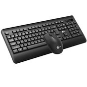 Resim Lenovo LECO-KW202 Siyah Kablosuz Klavye ve Mouse Seti 