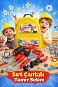 Resim oydaş oyuncak Sırt Çantalı Tamir Setim, Erkek Çocuk Oyuncağı 