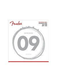 Resim Fender 0730350403 Stainless 350s Çelik Elektro Gitar Teli 09-42 Paslanmaz Çelik Sarım Parlak Ton Ve Korozyona Karşı Yüksek Direnç 