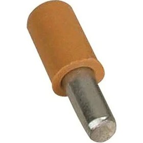 Resim Plastik Başlı Metal Raf Pimi 5 Mm Meşe 100 Adet 
