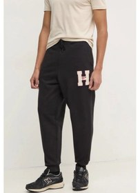 Resim Tommy Jeans Erkek Siyah Jogger Eşofman Altı Siyah 