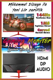 Resim Zeiron Fx75 I5-3470 16gb 256gb+1tb Rx550 Gddr5 23.6" 144hz Curved Oyuncu Bilgisayarı 