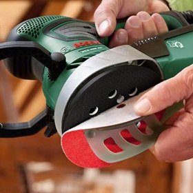 Resim And Pex 400 Ae Eksantrik Zımpara, 370 Watt, 125 Mm, Tutuş Kolaylığı, Plastik Çantası ile Birlikte, Ince Kum, Yeşil 