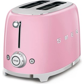 Resim Smeg Pembe 2X1 Ekmek Kızartma TSF01PKEU 