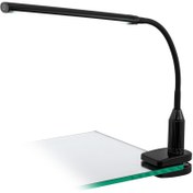 Resim Eglo Laroa Masa Lambası Siyah Mandallı 4,5W Led 