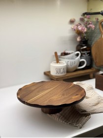 Resim BUCOLIC Boho Akasya Ayaklı Kek & Pasta Sunum Standı 