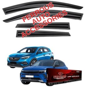 Resim Opel Grandland X Ferrous Cam Rüzgarlığı 4lü 2017 Ve Üstü 