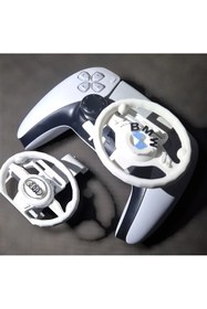 Resim Salıncak Ps5 AUDI ve BMW 2 Adet Mini Direksiyon+2 Adet Kasa Beyaz (Tam Ölçü ) 