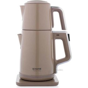 Resim Schafer Teaform Plus Elektrikli Çelik Çay Makinesi 