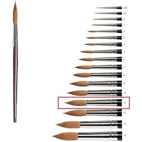 Resim Suluboya Fırçası 11 Numara Samur Guaj Boya Fırça No:11 1 Adet 