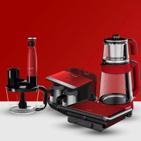 Resim Arçelik 4'lü Kırmızı Set Çeyiz Seti 